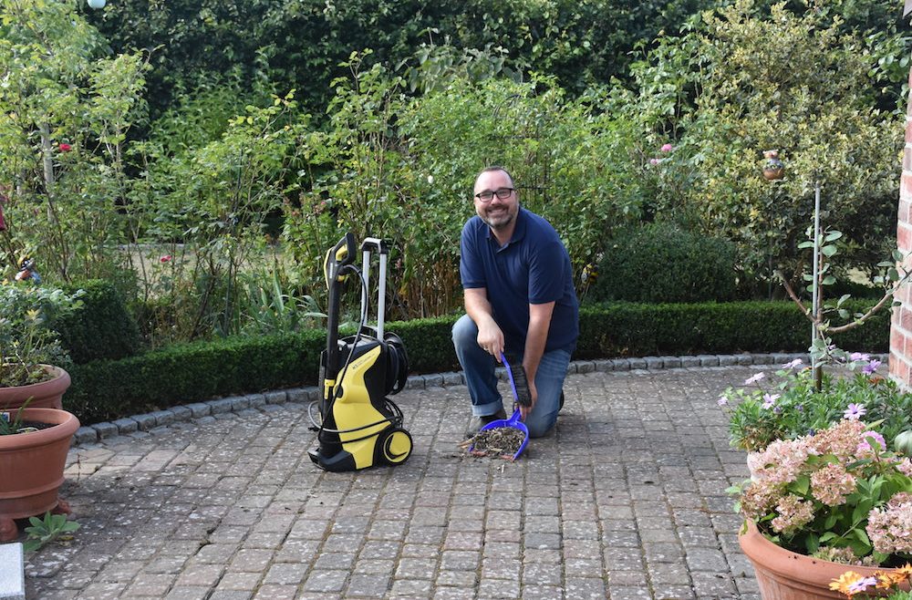 Kärcher - Hochdruckreiniger - Terrasse - Fegen - reinigen - Franks kleiner Garten