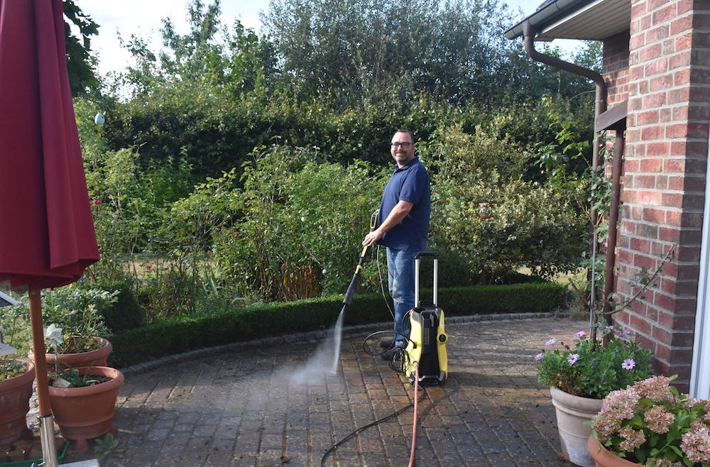 Kärcher - Terrasse - Reinigen - Franks kleiner Garten
