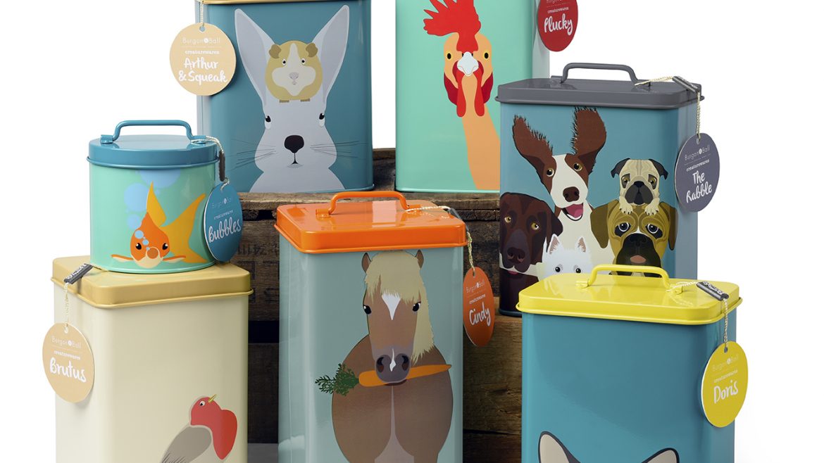 Aufbwahrungsdosen - Creaturewares-Gruppe - Burgon & Ball - Franks kleiner Garten