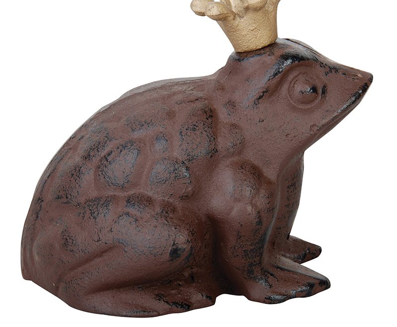Froschkönig - Frosch - Dekoration - Gusseisen - Produktfoto - Franks kleiner Garten