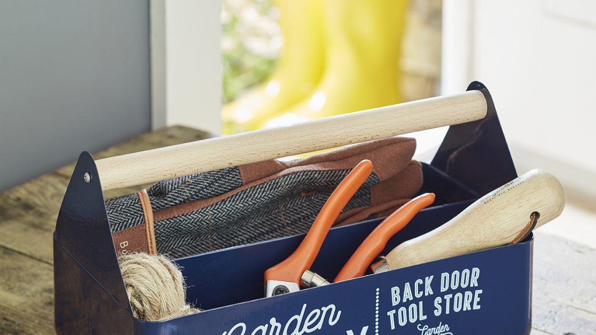 Garden Caddy - Burgon & Ball - atlantic-blue - lifestyle - Franks kleiner Garten