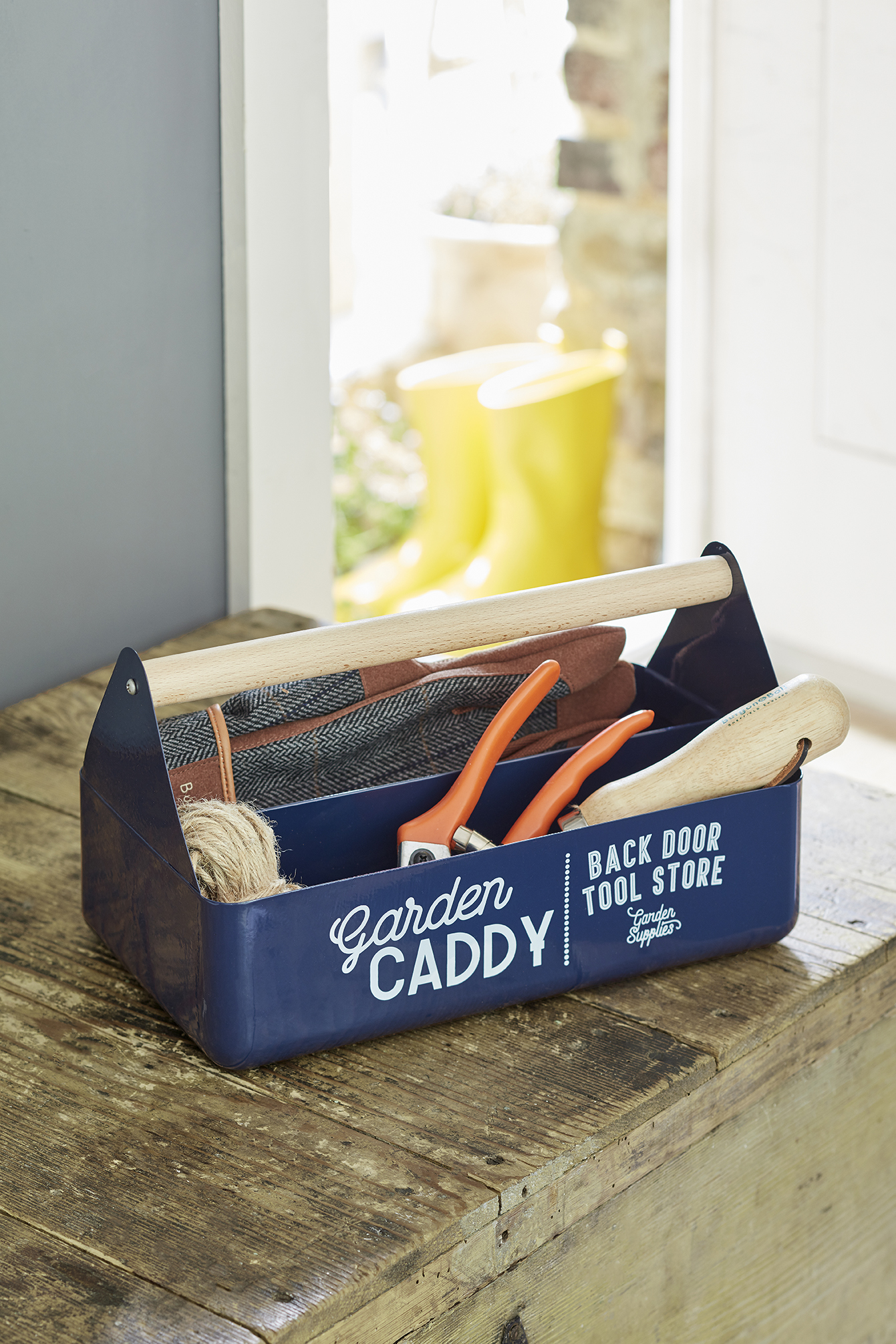 Garden Caddy - Burgon & Ball - atlantic-blue - lifestyle - Franks kleiner Garten Garden Caddy - Burgon & Ball - atlantic-blue - lifestyle - Franks kleiner Garten