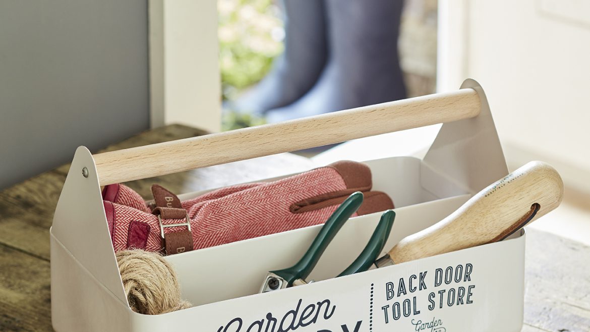 Garden Caddy - Burgon & Ball - creme - lifestyle - Franks kleiner Garten