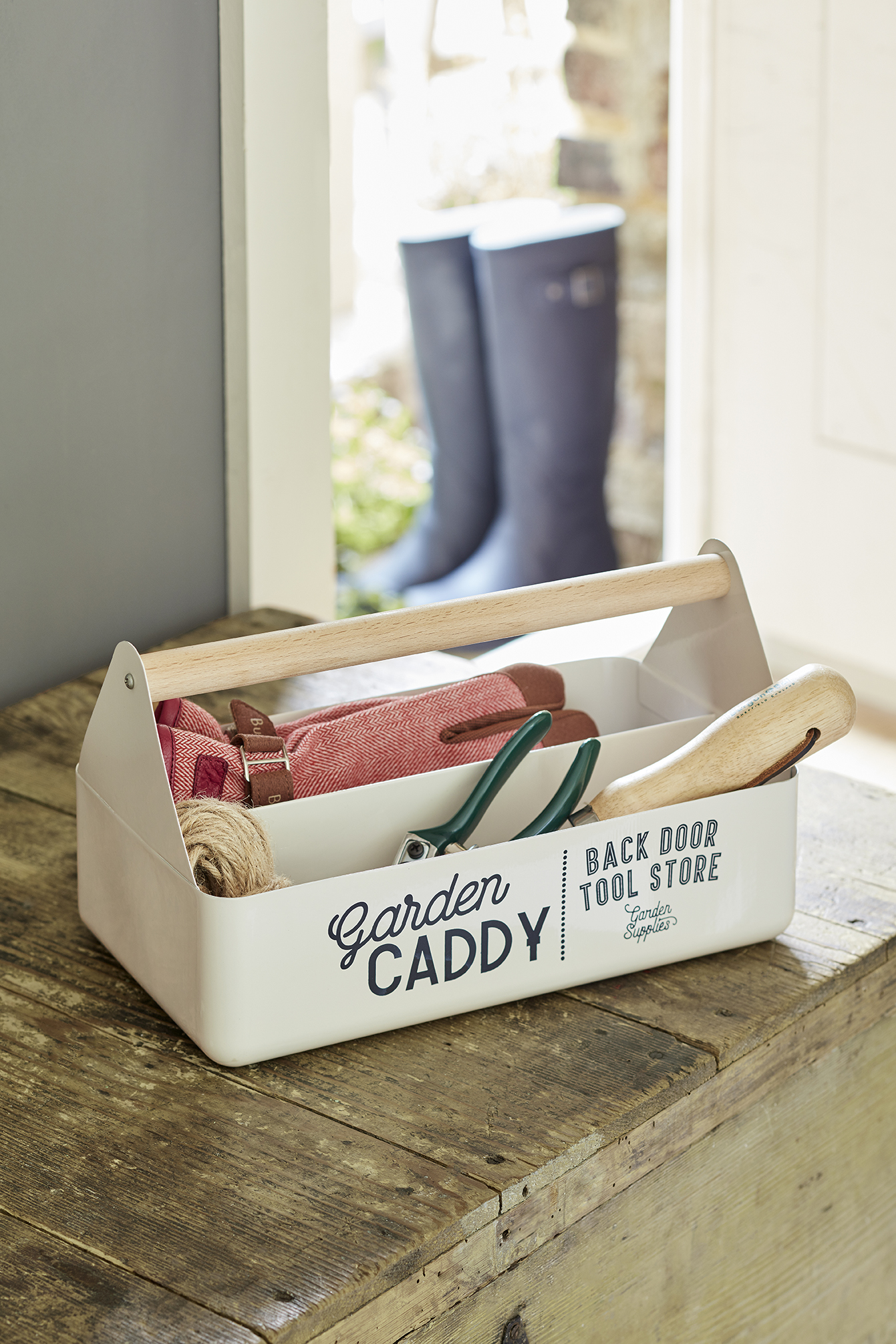 Garden Caddy - Burgon & Ball - creme - lifestyle - Franks kleiner Garten Garden Caddy - Burgon & Ball - creme - lifestyle - Franks kleiner Garten