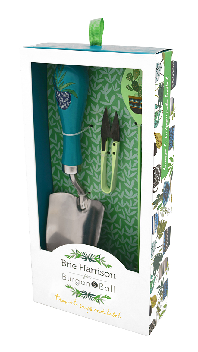 Geschenkbox - Geschenk-Set - Burgon & Ball - Brie Harrison Geschenk-Set mit Gartenschaufel, Schere und Pflanzenstecker - Box 02 - Franks kleiner Garten Geschenkbox - Geschenk-Set - Burgon & Ball - Brie Harrison Geschenk-Set mit Gartenschaufel, Schere und Pflanzenstecker - Box 02 - Franks kleiner Garten