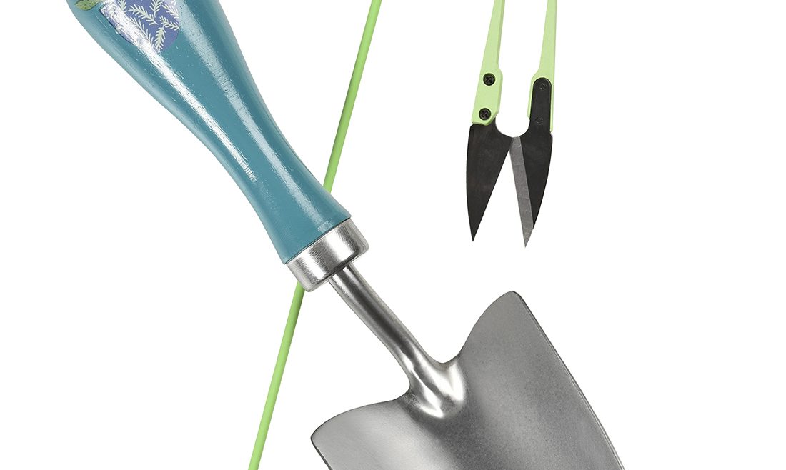 Geschenkbox - Geschenk-Set - Burgon & Ball - Brie Harrison Geschenk-Set mit Gartenschaufel, Schere und Pflanzenstecker - Franks kleiner Garten