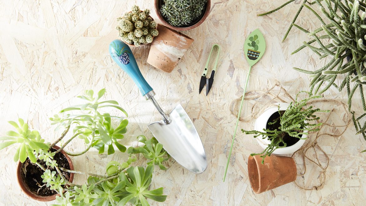 Geschenkbox - Geschenk-Set - Burgon & Ball - Brie Harrison Geschenk-Set mit Gartenschaufel, Schere und Pflanzenstecker - lifestyle - Franks kleiner Garten
