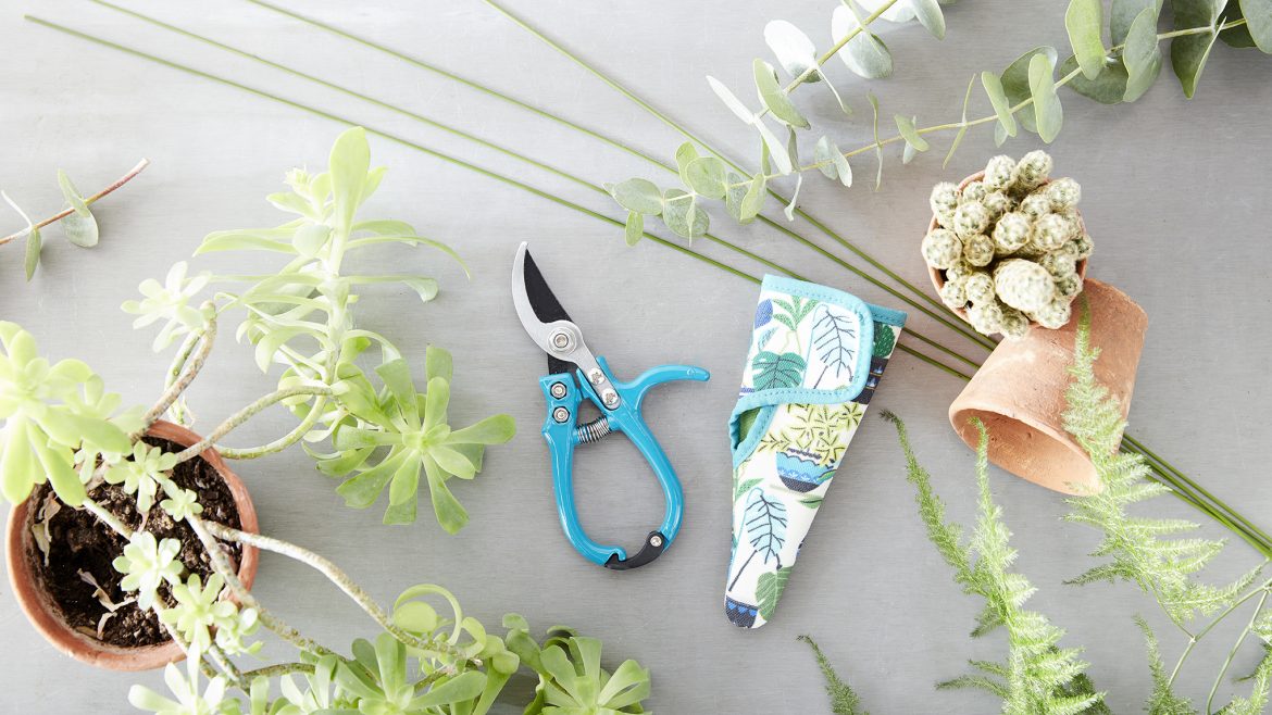Geschenkset - Gartenschere mit Holster - Brie Harrison - lifestyle - Burgon & Ball - Franks kleiner Garten