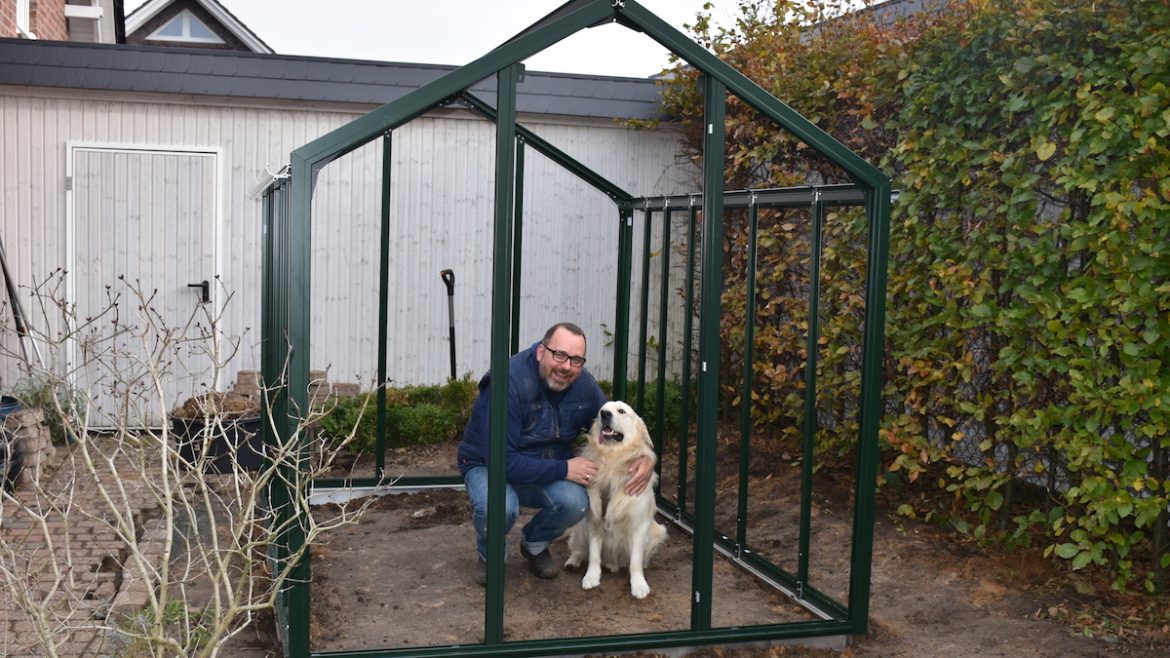 Gewächshaus - Hoklartherm - Front - Bruno - Frank - Franks kleiner Garten