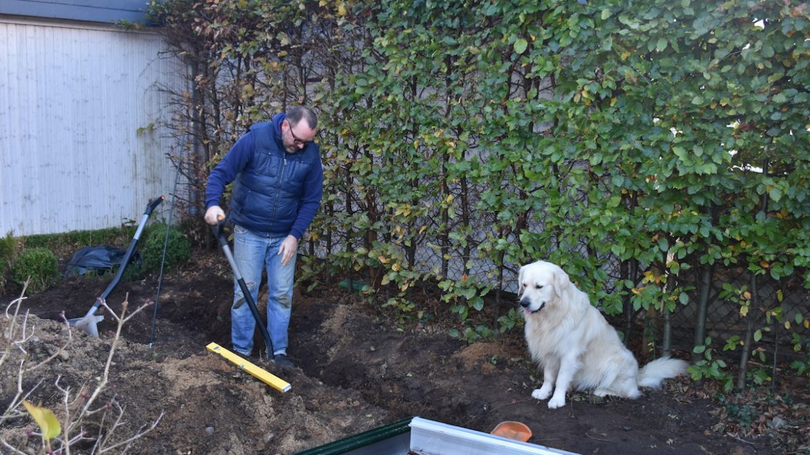 Gewächshaus - Hoklartherm - Fundamentrahmen - Erdarbeiten - Bruno - Franks kleiner Garten