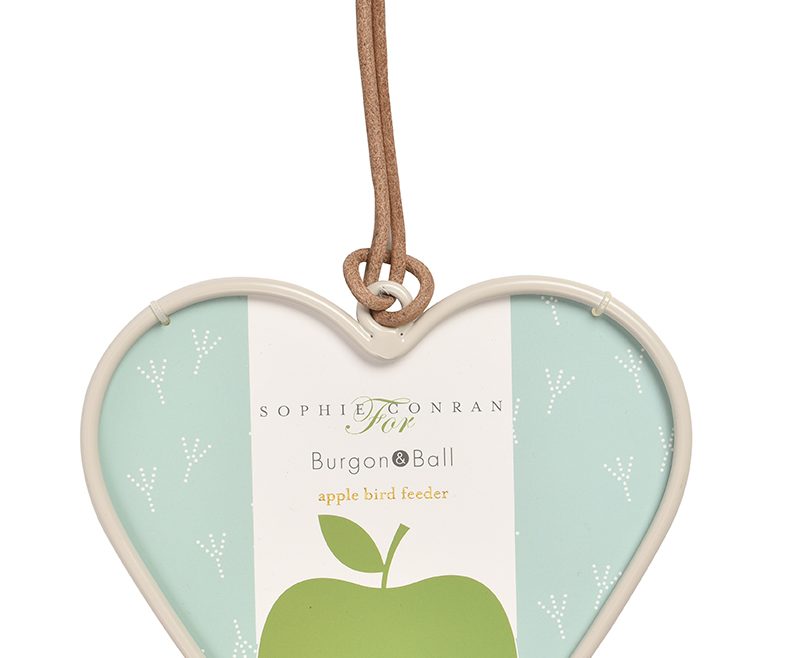 Sophie Conran - Das Apfelherz - Futterstelle - Burgon & Ball - Franks kleiner Garten