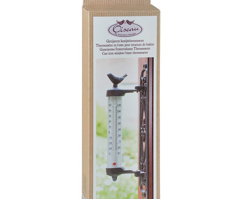 Thermometer - Flandern - Geschenkpackung - Gusseisen - Franks kleiner Garten