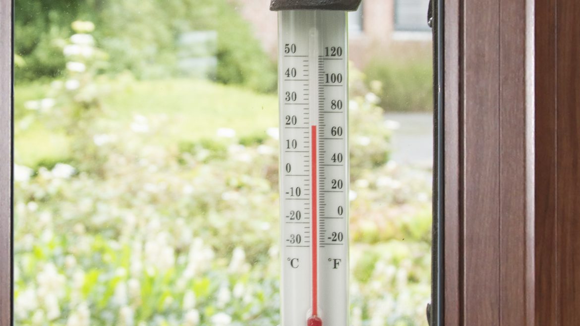 Thermometer - Flandern - Gusseisen - lifestyle 02- Franks kleiner Garten