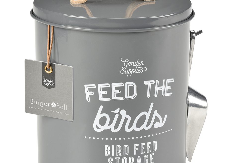 Vorratsdose für Vogelfutter – Grau - Burgon & Ball - Franks kleiner Garten