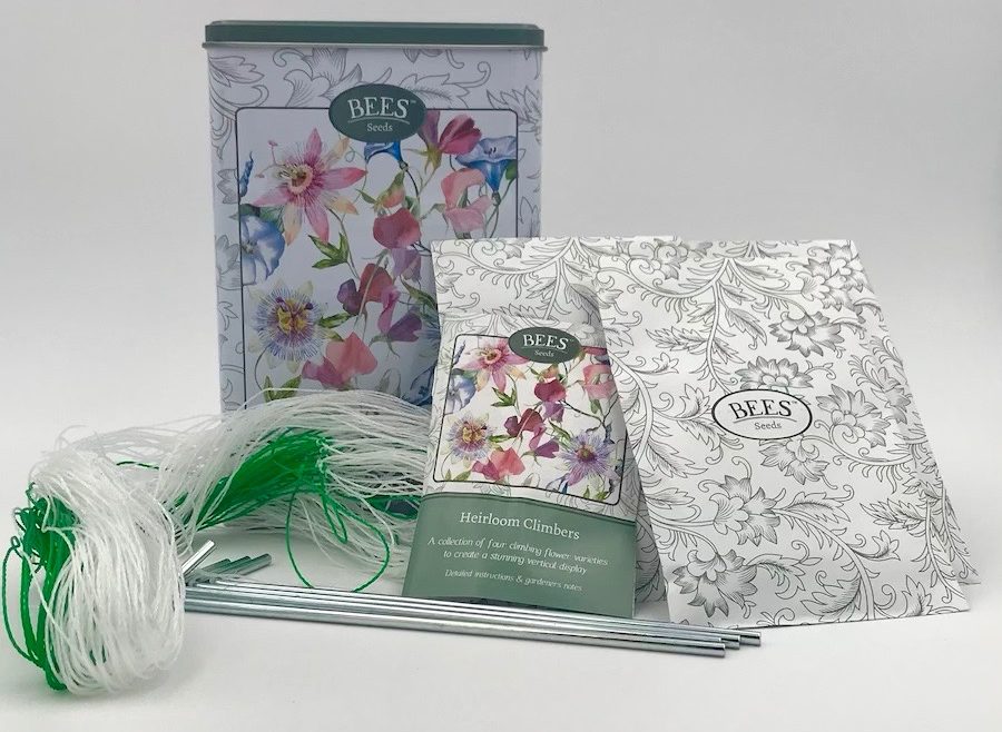 A Gardener's Starter Kit - Heirloom Climbers - Blütenpracht - Inhalt - BEES Seeds - Franks kleiner Garten