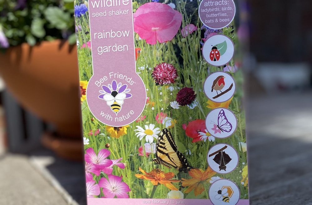 Saatgut - Blumensamen - Satgut-Shaker - Bee Friends - rainbow garden - Cover - Shop - Franks kleiner Garten