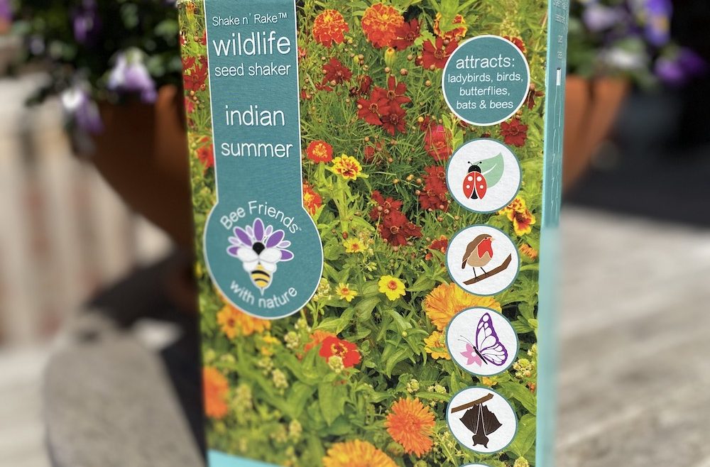 Saatgut - Samenmischung - Blumensamen - Saatgut-Shaker - Bee Friends - indian summer - Cover - 3 - Shop - Franks kleiner Garten