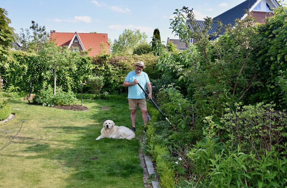 Rückenschmerzen - Gartengeräte - Fiskars - Teleskopstiel - Bruno - Franks kleiner Garten