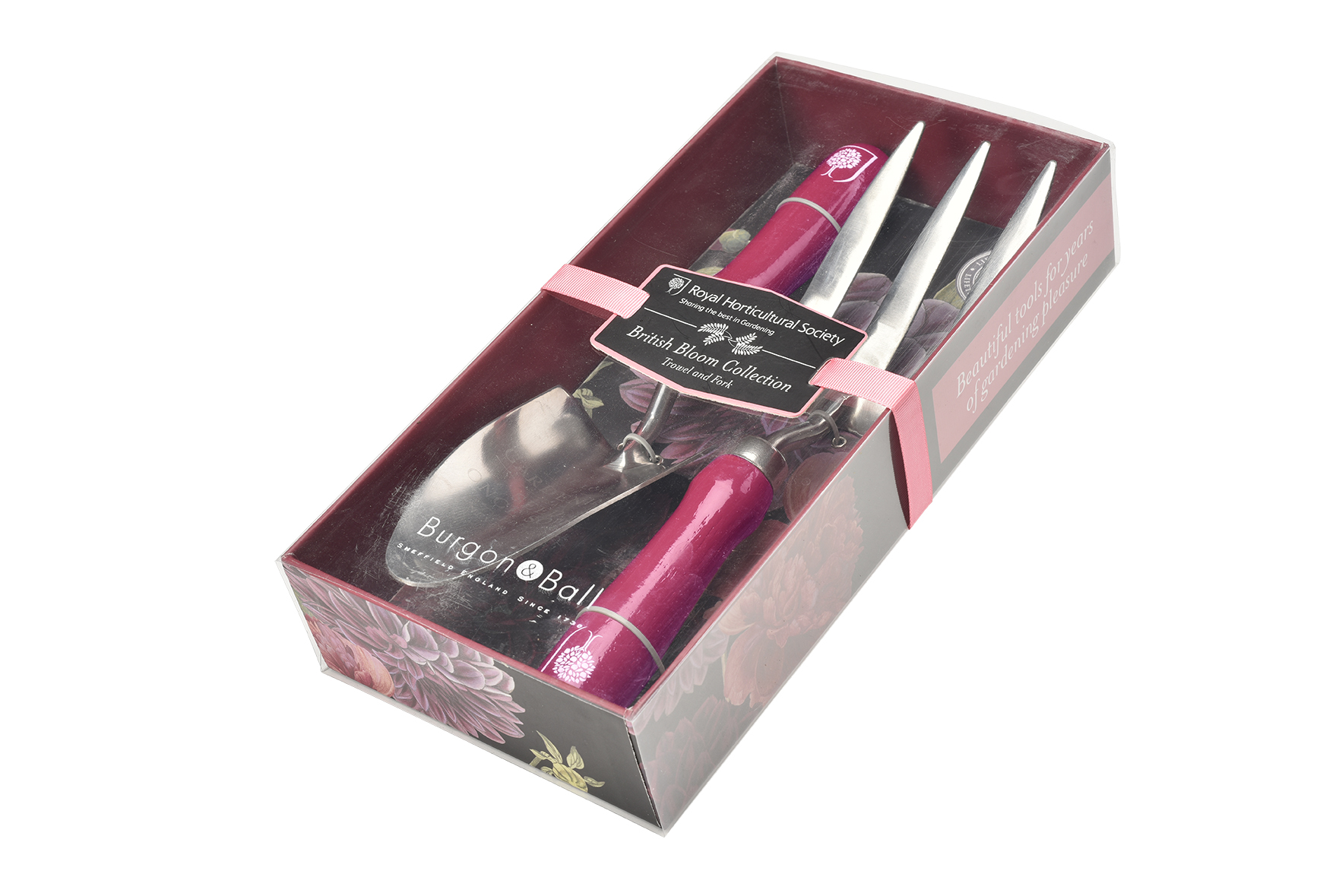 Geschenkset - Handschaufel - Handgabel - British Bloom - RHS - Burgon & Ball - Franks kleiner Garten Geschenkset - Handschaufel - Handgabel - British Bloom - RHS - Burgon & Ball - Franks kleiner Garten