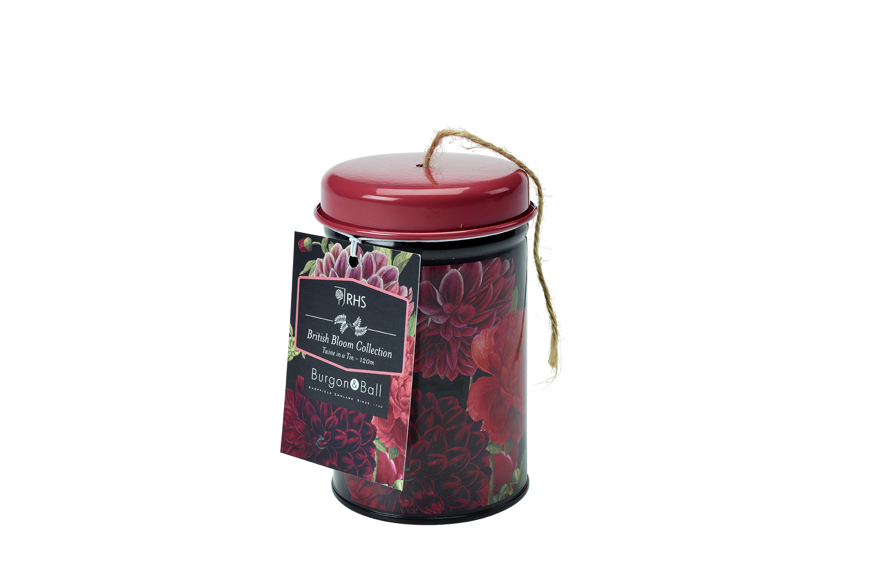 Gartenschnur in der Dose – British Bloom - Jute - Geschenkidee - Burgon & Ball - Franks kleiner Garten Gartenschnur in der Dose – British Bloom - Jute - Geschenkidee - Burgon & Ball - Franks kleiner Garten
