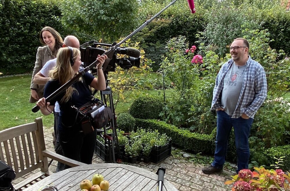 Dreharbeiten - Gartenbesuch - Sat1 - Oktober 2020 - Franks kleiner Garten