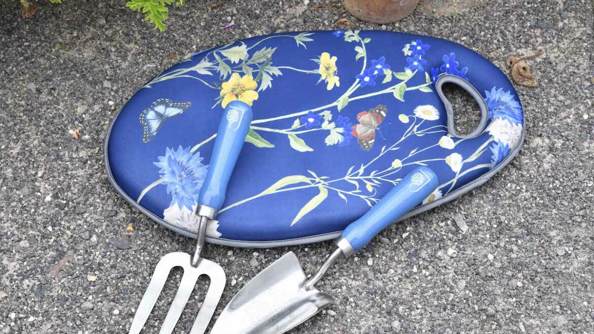 Schaufel & Grabegabel - Kneeler - British Meadow - Geschenkset - Burgon & Ball - Franks kleiner Garten