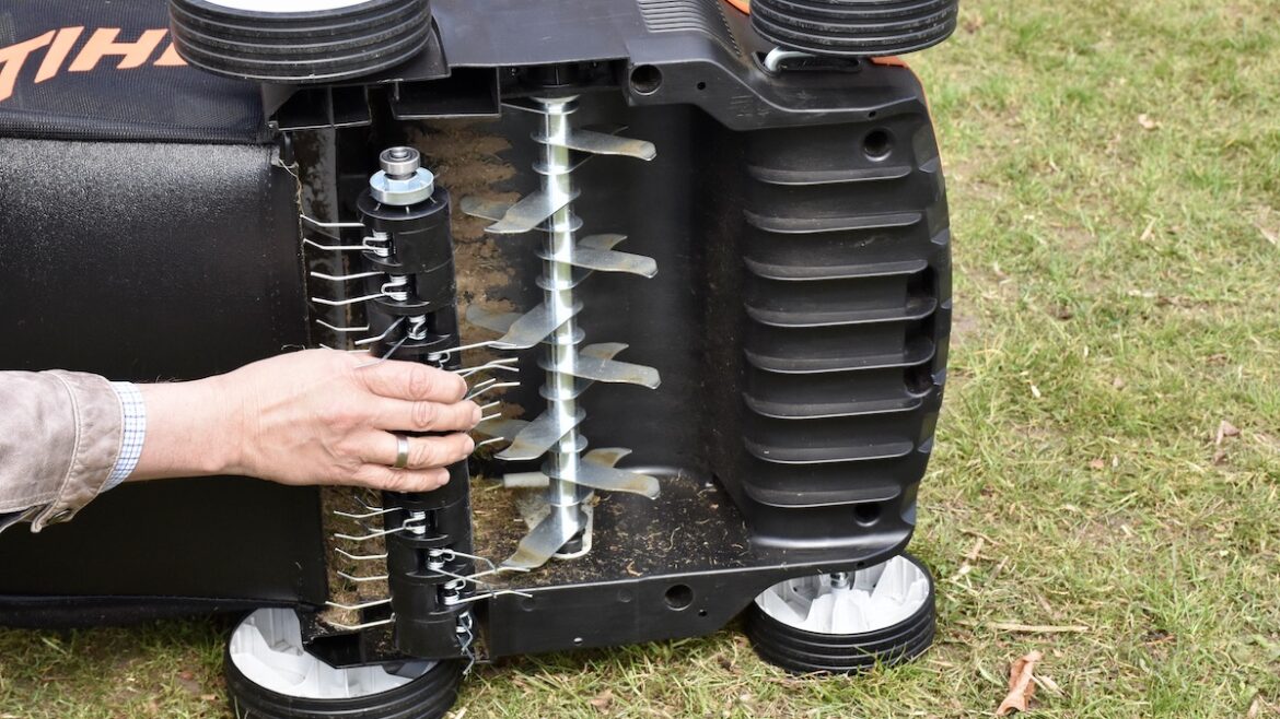 Stihl - Rasenlüfter - Lüfterwalze - Rasen - Vertikutiueren - Franks kleiner Garten