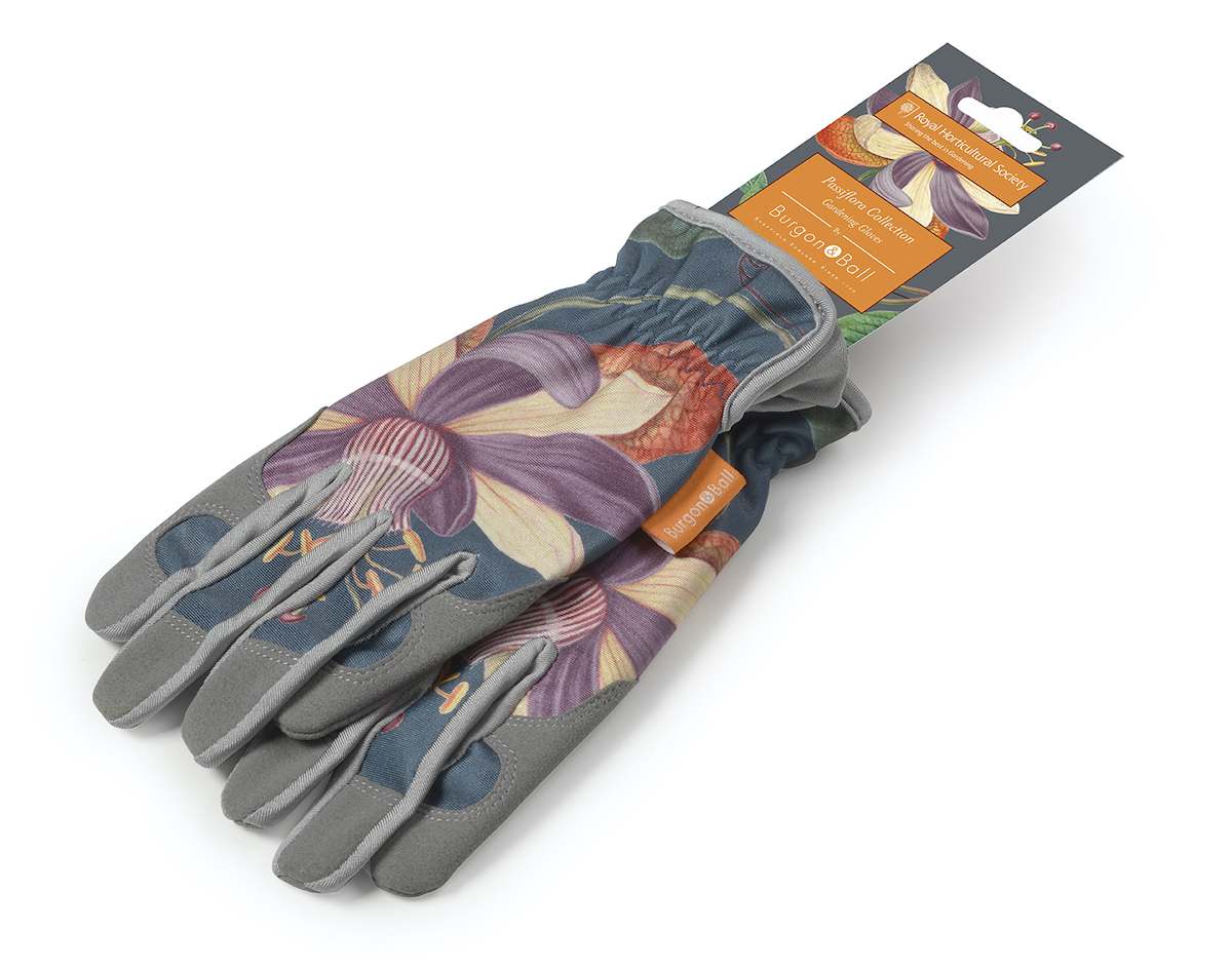 Gartenhandschuhe - Handschuhe - Passionsblume - Passiflora - Produktbild 2 - Burgon & Ball - Franks kleiner Garten Gartenhandschuhe - Handschuhe - Passionsblume - Passiflora - Produktbild 2 - Burgon & Ball - Franks kleiner Garten